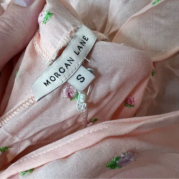 NWT Revolve x Morgan Lane Dillon Dress in Blush | Size Small - Picture 9 of 13